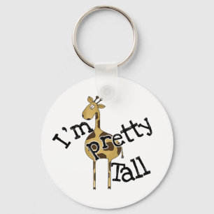 Mig nätt högväxt giraff Keychain för förmidda Nyckelring
