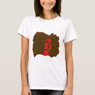Mig naturligt afro- flicka t-shirt