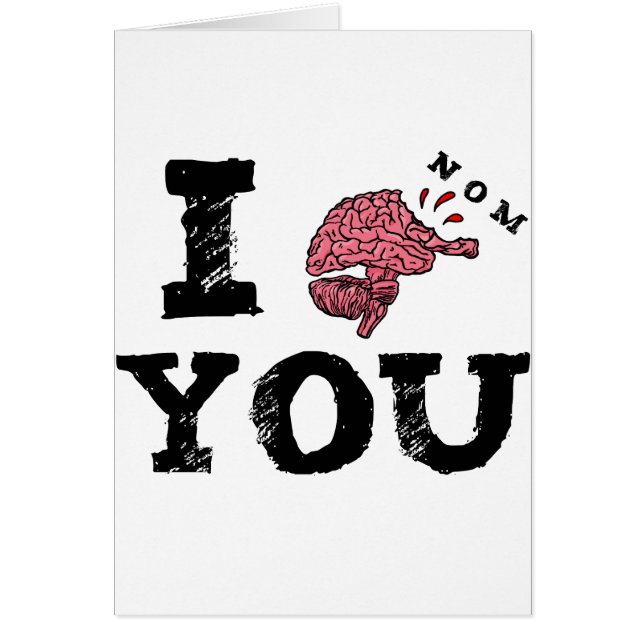 Mig nom dig hälsningskort (Framsidan)