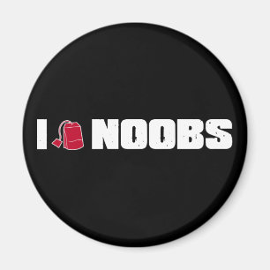 Mig noobs (för teabag) magnet