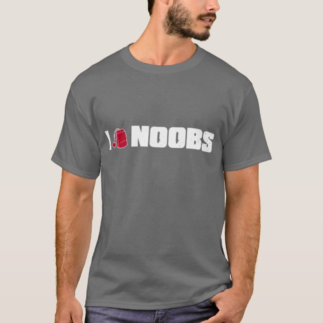 Mig noobs (för teabag) tee (Framsida)
