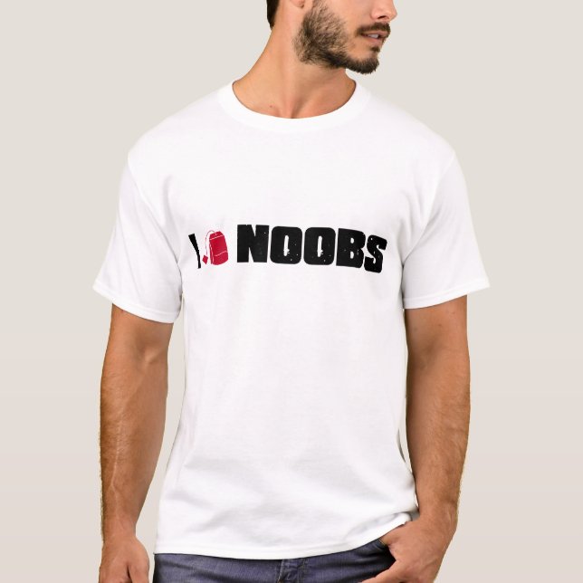 mig noobs (för teabag) tröja (Framsida)
