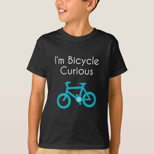 Mig nyfiken förmiddagcykel t-shirt (Framsida)
