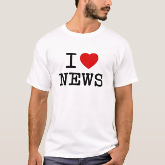 Mig ♥nyheterna tee shirt
