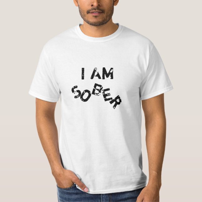 Mig nykter förmiddag tee shirt (Framsida)