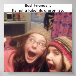 mig och kal, bffs. poster