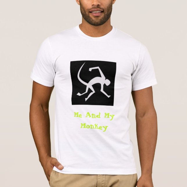 Mig och min apa t-shirt (Framsida)
