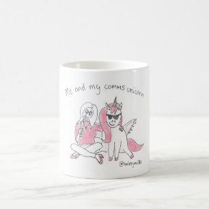Mig och min commsunicorn kaffemugg