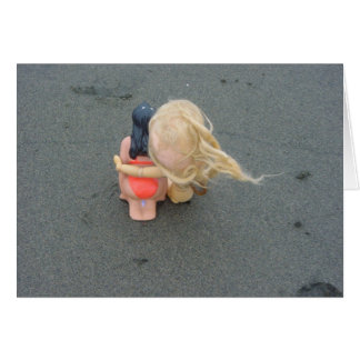 mig och min flicka hälsningskort