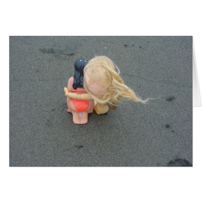 mig och min flicka hälsningskort (Framsidan Horizontal)