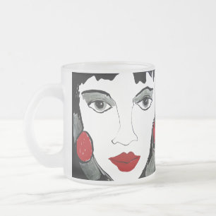 Mig och min frostade kaffemugg för Ego