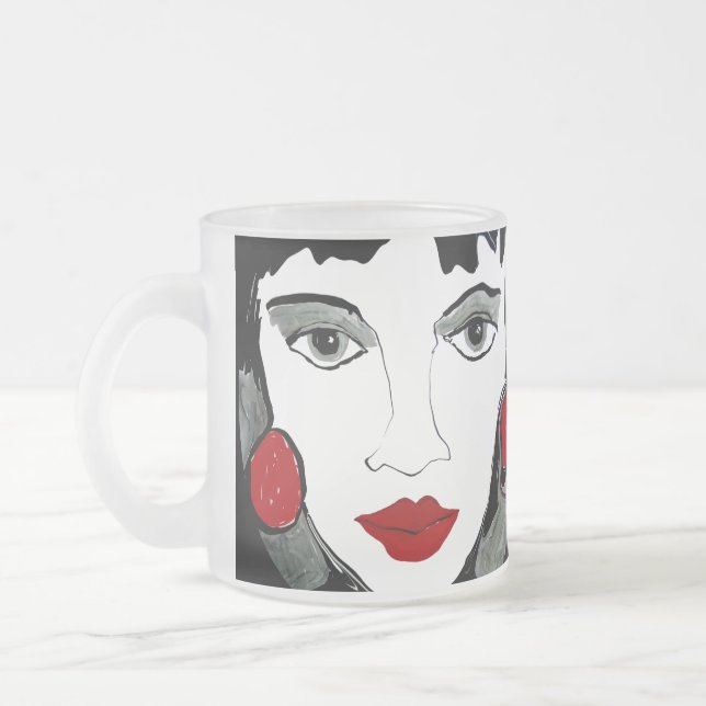 Mig och min frostade kaffemugg för Ego (Vänster)