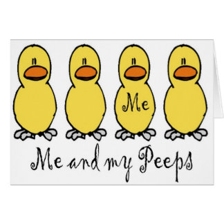 Mig och min pip hälsningskort