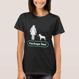 Mig och mitt Pitbull paketavtal T-shirt