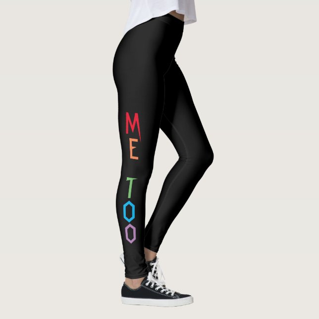 MIG OCKSÅ i Rainbow Färger Black Leggings (Höger)