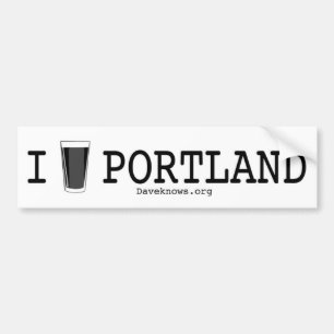 Mig öl Portland Bildekal
