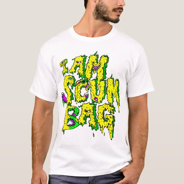 MIG omväxlande version 3 för FÖRMIDDAG SCUMBAG Tee Shirt (Framsida)