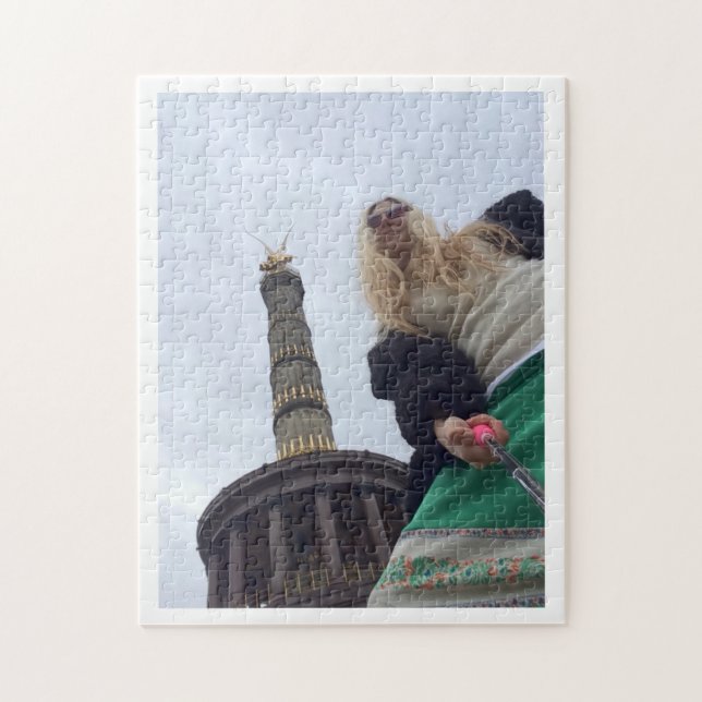 Mig på Siegessaulen!!! Pussel (Vertikal)