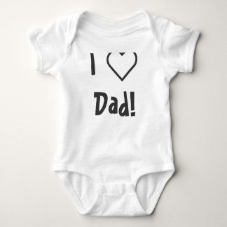 Mig ❤️pappa! BabyBodysuit Tee