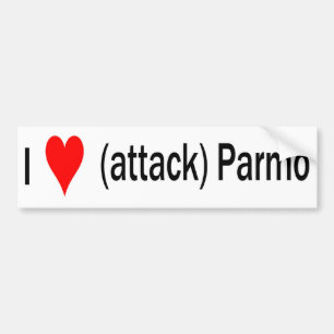Mig parmo för hjärta (attack) bildekal