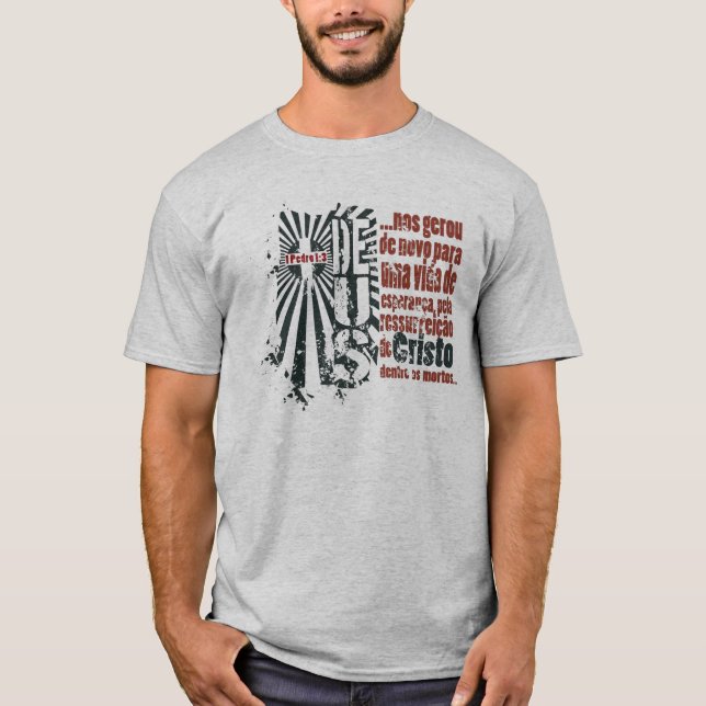 Mig Pedro 1:3 T-shirt (Framsida)