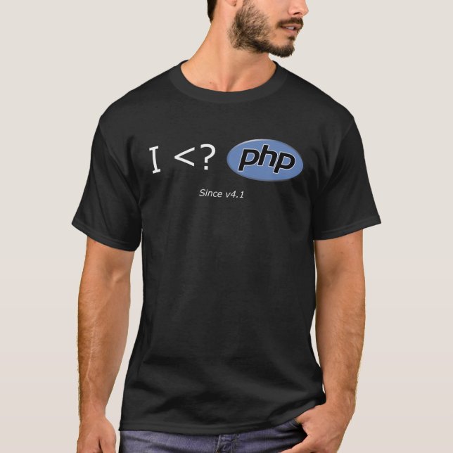 Mig <? PHP Tee Shirt (Framsida)