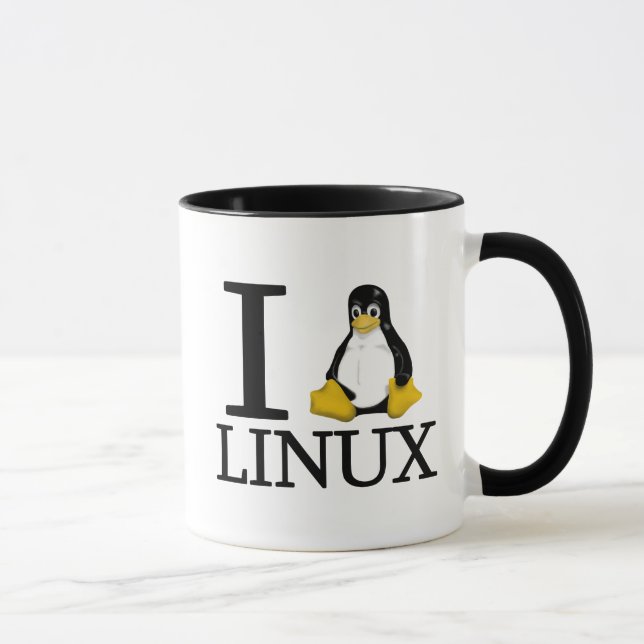 Mig pingvinLinux 2 Mugg (Höger)