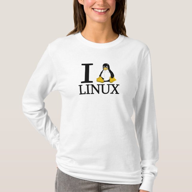 Mig pingvinLinux 2 T Shirt (Framsida)