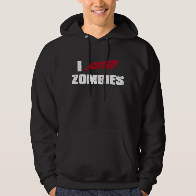 mig pistolzombies hoodie (Framsida)