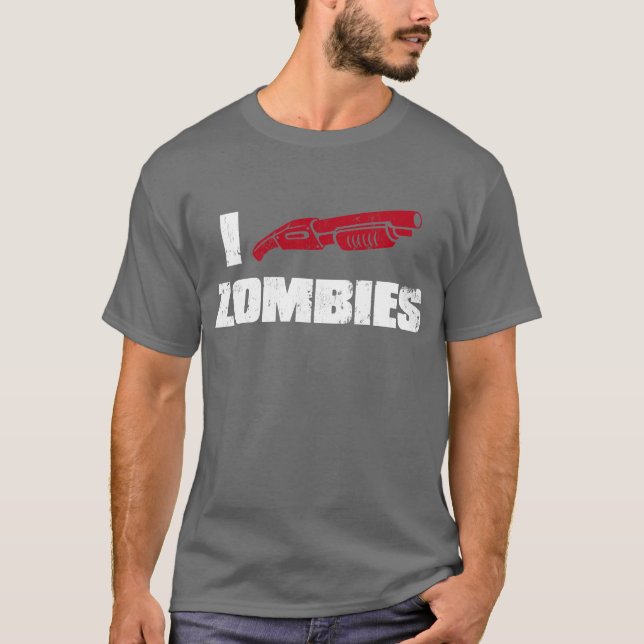 mig pistolzombies t shirt (Framsida)