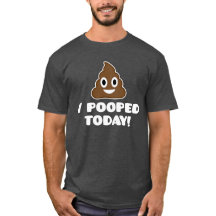 Mig Pooped i dag! (emojiskjorta)