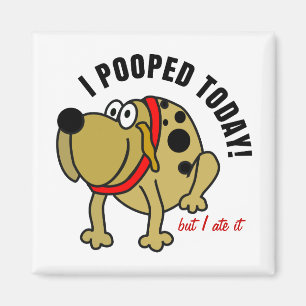 Mig Pooped i dag Magnet