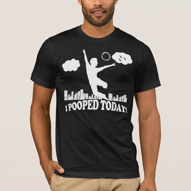 Mig Pooped i dag Tee (Framsida)