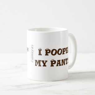 Mig Pooped min byxor Kaffemugg