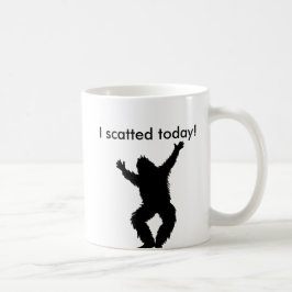 Mig (pooped) Scatted i dag - Bigfoot Sasquatch Kaffemugg