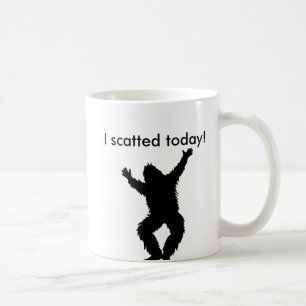 Mig (pooped) Scatted i dag - Bigfoot Sasquatch Kaffemugg