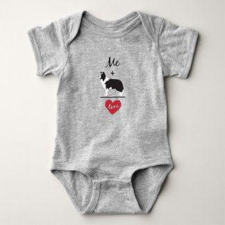 Mig positiv Bodysuit för baby för kärlek för T Shirt