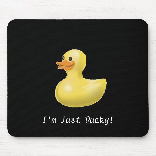 Mig precis Ducky förmiddag! - Mousepad Musmatta (Framsidan)