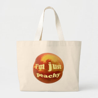 Mig precis peachy förmiddag jumbo tygkasse