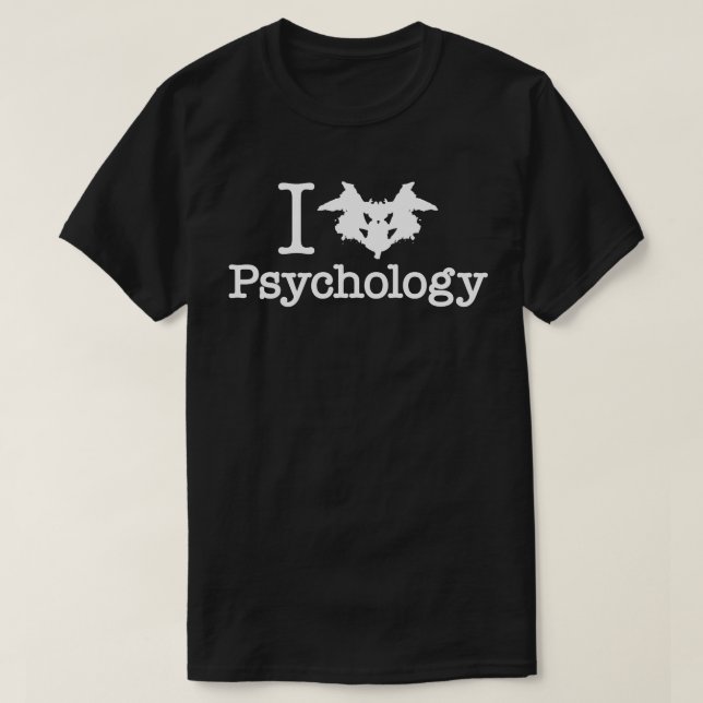 Mig psykologi för hjärta (den Rorschach inkbloten) Tee (Design framsida)