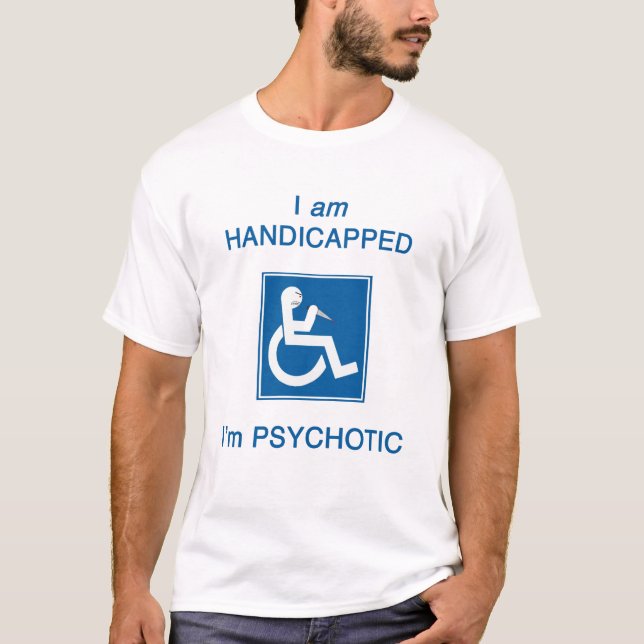 Mig psykotisk förmiddag! t-shirt (Framsida)