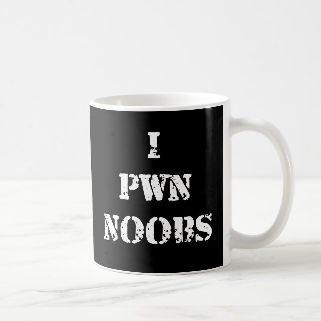 Mig Pwn Noobs Kaffemugg (Höger)