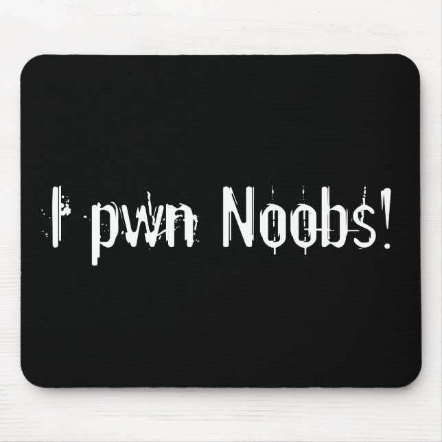 Mig pwn Noobs! musen vadderar Musmatta (Framsidan)