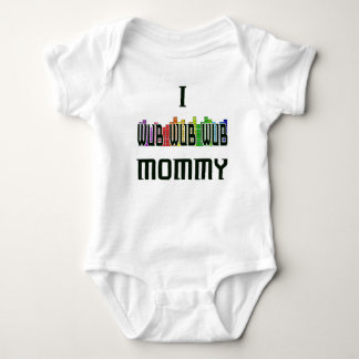 "Mig ranka för Wub mamma" Dubstep spädbarn T-shirt