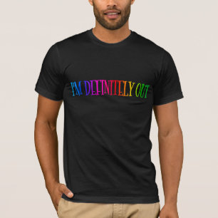 "Mig regnbågetext LGBT för förmiddag bestämt ut" T-shirt