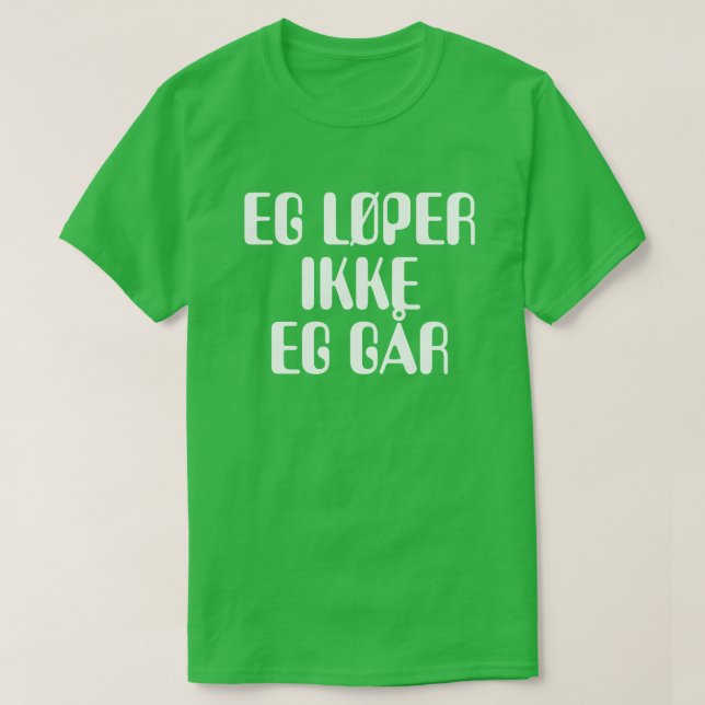 Mig rinnande I förmiddag för förmiddag som inte T-shirt (Design framsida)