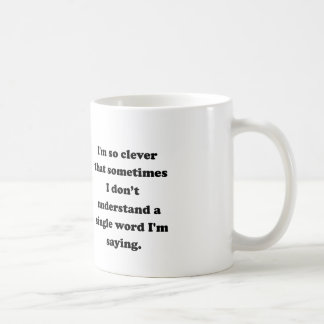 Mig så klyftig förmiddag kaffemugg