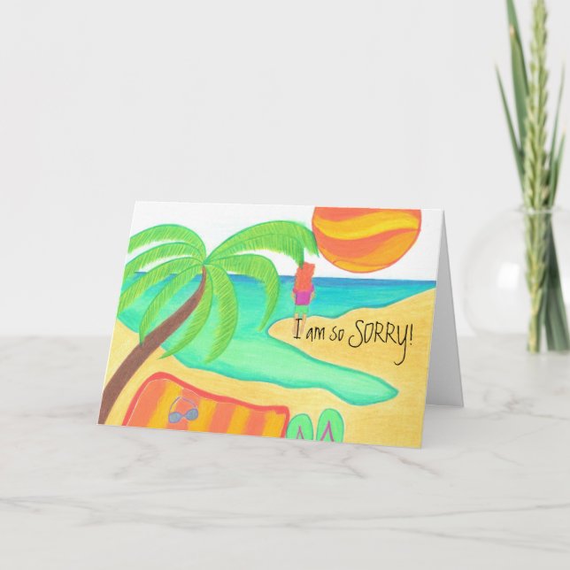 Mig så LEDSEN förmiddag! Kort (Framsida)