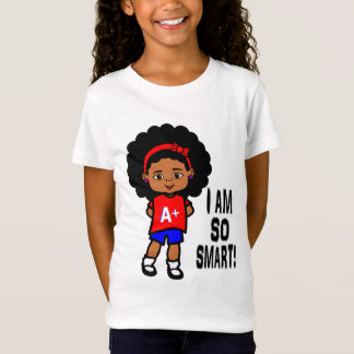 MIG SÅ SMART FÖRMIDDAG! Flicka t-skjorta Tee Shirt