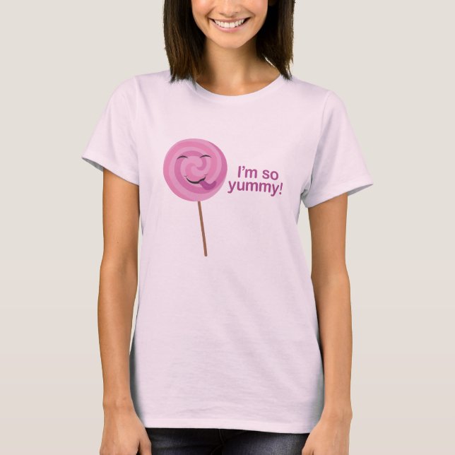 Mig så smaskig förmiddag! tee shirt (Framsida)